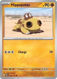Hippopotas 052/131 - Évolutions Prismatiques - Reverse - Pokémon JCC
