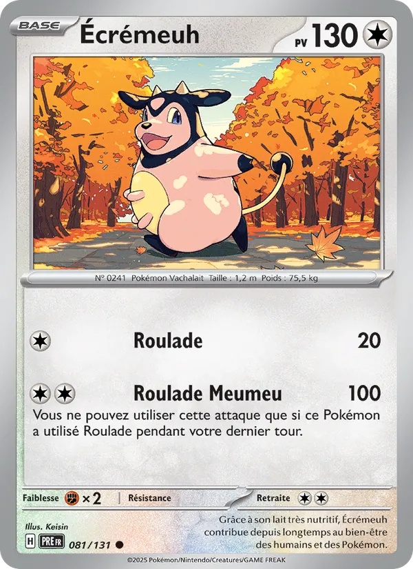Écrémeuh 081/131 - Évolutions Prismatiques - Reverse - Pokémon JCC