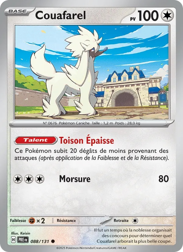 Couafarel 088/131 - Évolutions Prismatiques - Reverse - Pokémon JCC