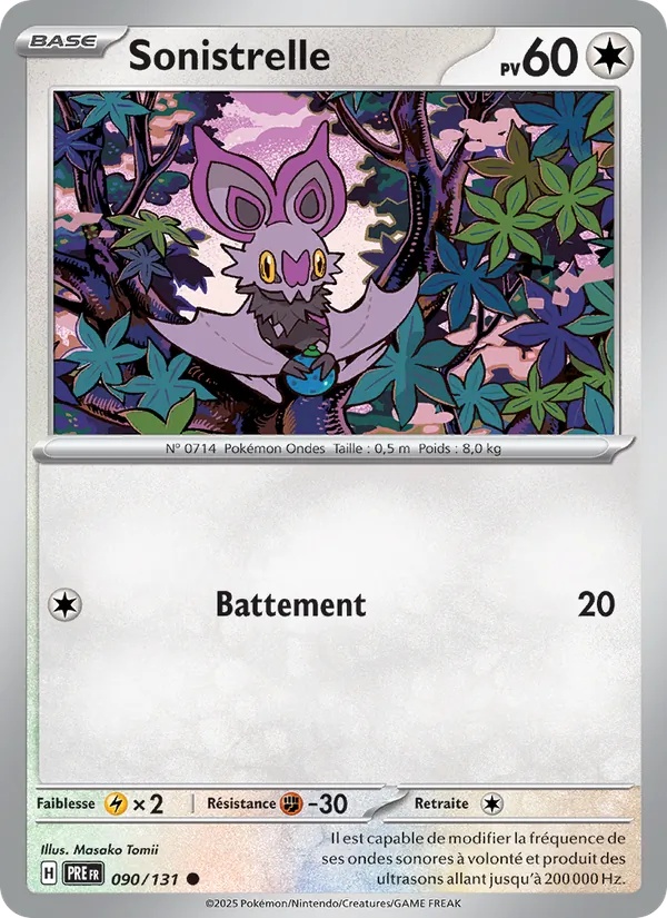 Sonistrelle 090/131 - Évolutions Prismatiques - Reverse - Pokémon JCC