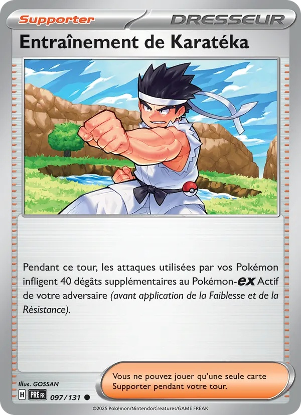 Entraînement de Karatéka 097/131 - Évolutions Prismatiques - Reverse - Pokémon JCC