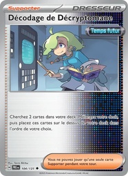 Décodage de Décryptomane 104/131 - Évolutions Prismatiques - Reverse - Pokémon JCC