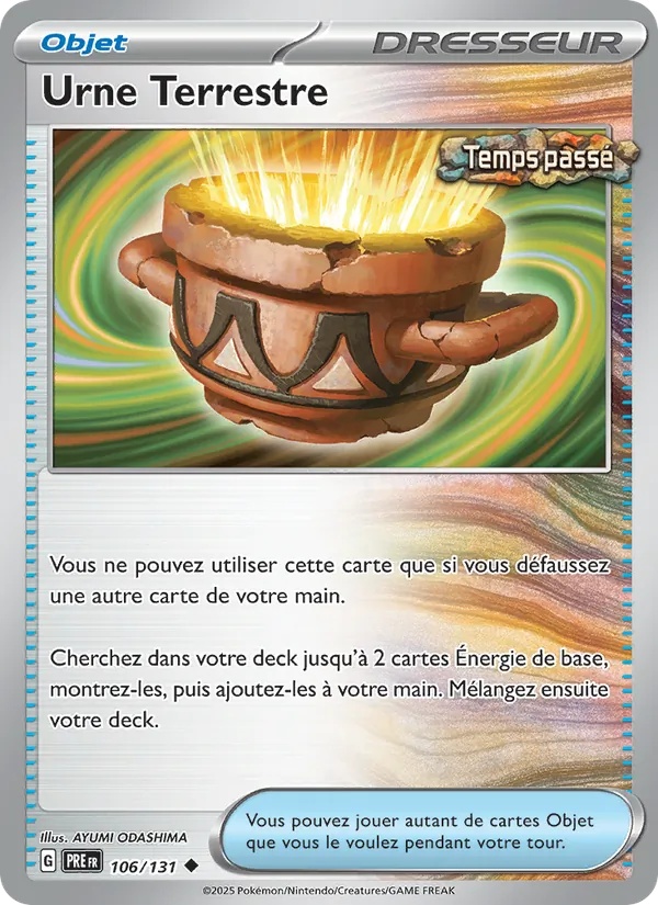 Urne Terrestre 106/131 - Évolutions Prismatiques - Reverse - Pokémon JCC