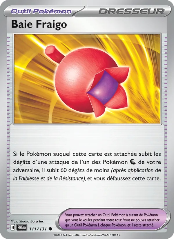 Baie Fraigo 111/131 - Évolutions Prismatiques - Reverse - Pokémon JCC