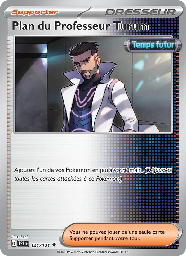Plan du Professeur Turum 121/131 - Évolutions Prismatiques - Reverse - Pokémon JCC