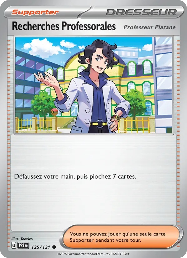 Recherches Professorales 125/131 - Évolutions Prismatiques - Reverse - Pokémon JCC