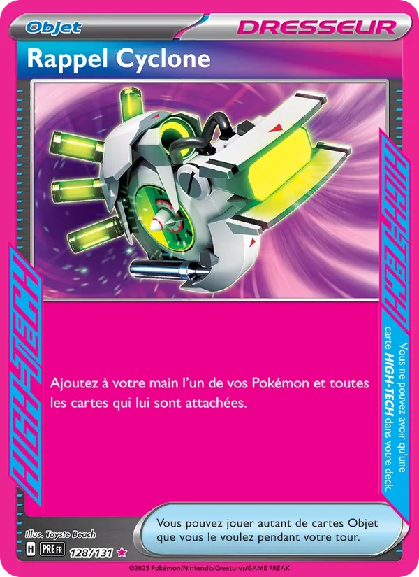 Rappel Cyclone 128/131 - Évolutions Prismatiques - Holo - Pokémon JCC
