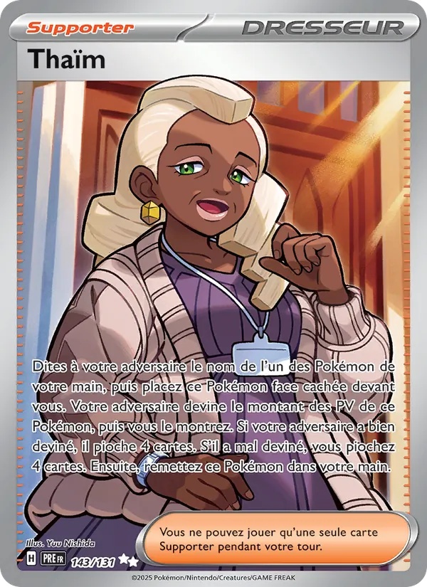 Thaïm 143/131 - Évolutions Prismatiques - Holo - Pokémon JCC