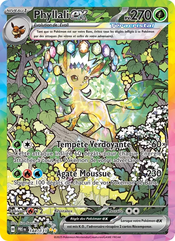 Phyllali-ex 144/131 - Évolutions Prismatiques - Holo - Pokémon JCC