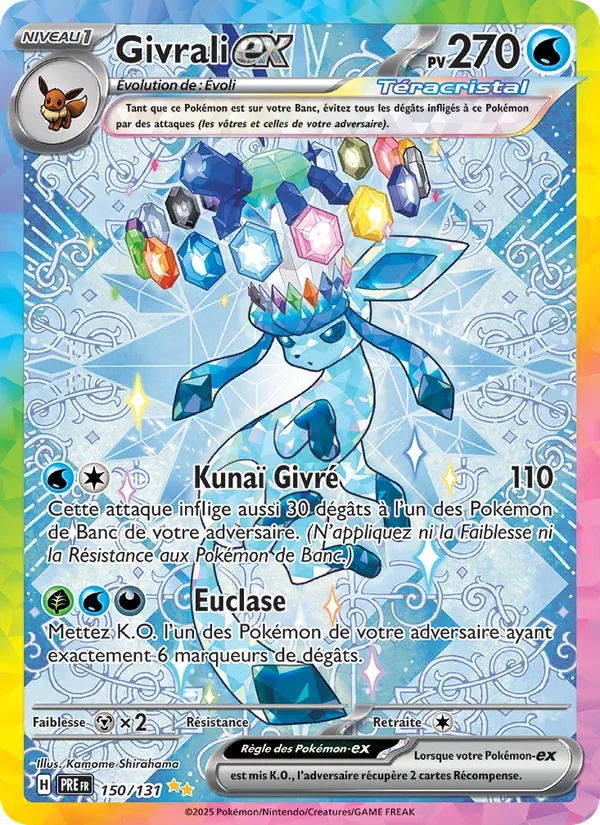 Givrali-ex 150/131 - Évolutions Prismatiques - Holo - Pokémon JCC