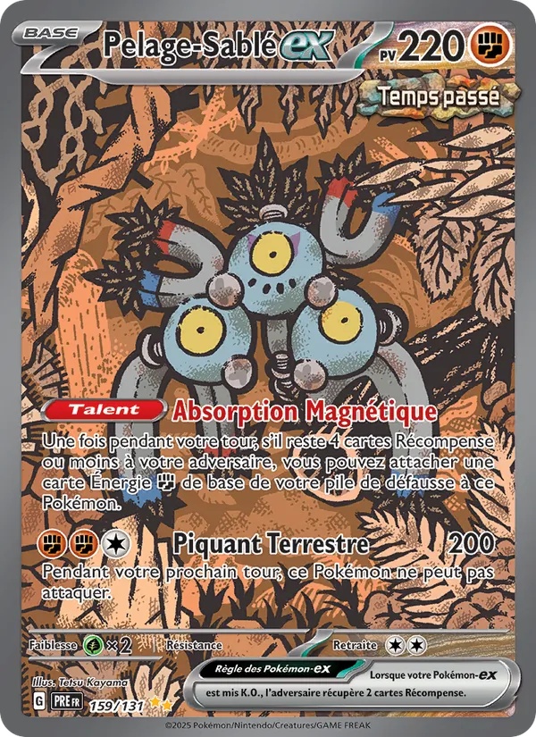 Pelage-Sablé-ex 159/131 - Évolutions Prismatiques - Holo - Pokémon JCC