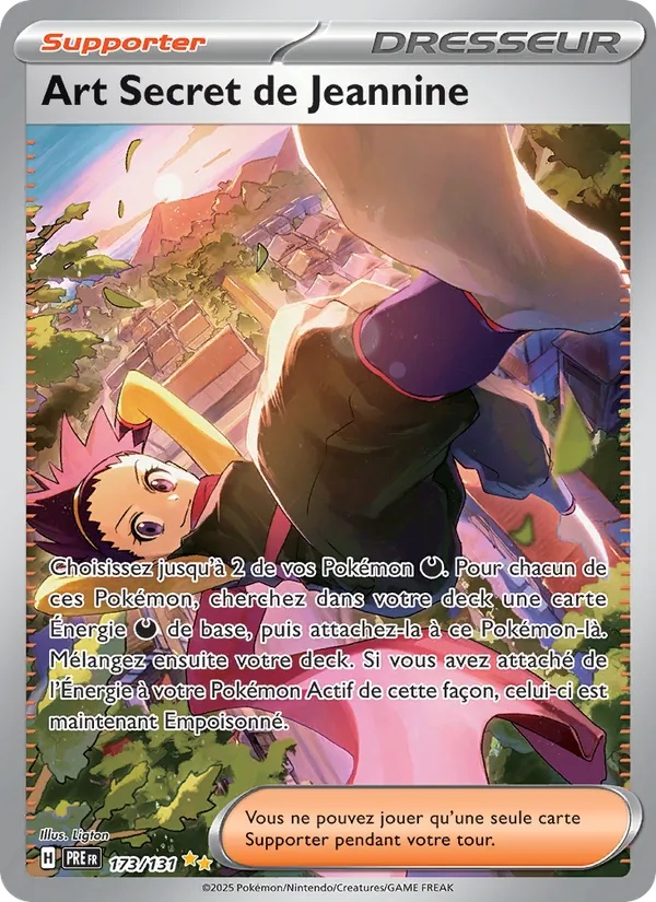 Art Secret de Jeannine 173/131 - Évolutions Prismatiques - Holo - Pokémon JCC