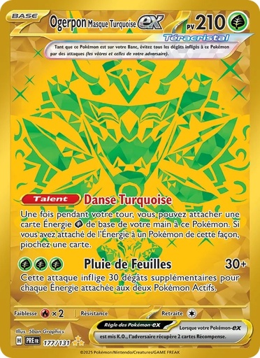 Ogerpon Masque Turquoise-ex 177/131 Holo