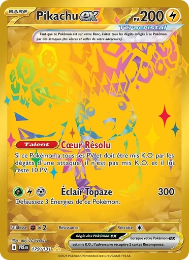 Pikachu-ex 179/131 Holo