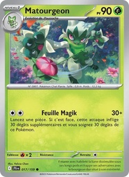 Matourgeon 017/159 - Aventures Ensemble - Reverse - Pokémon JCC