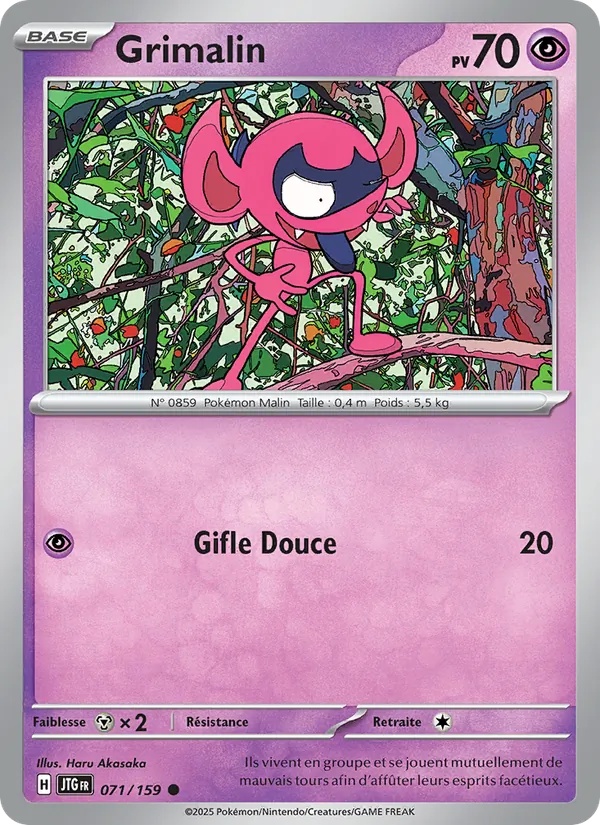 Grimalin 071/159 - Aventures Ensemble - Reverse - Pokémon JCC