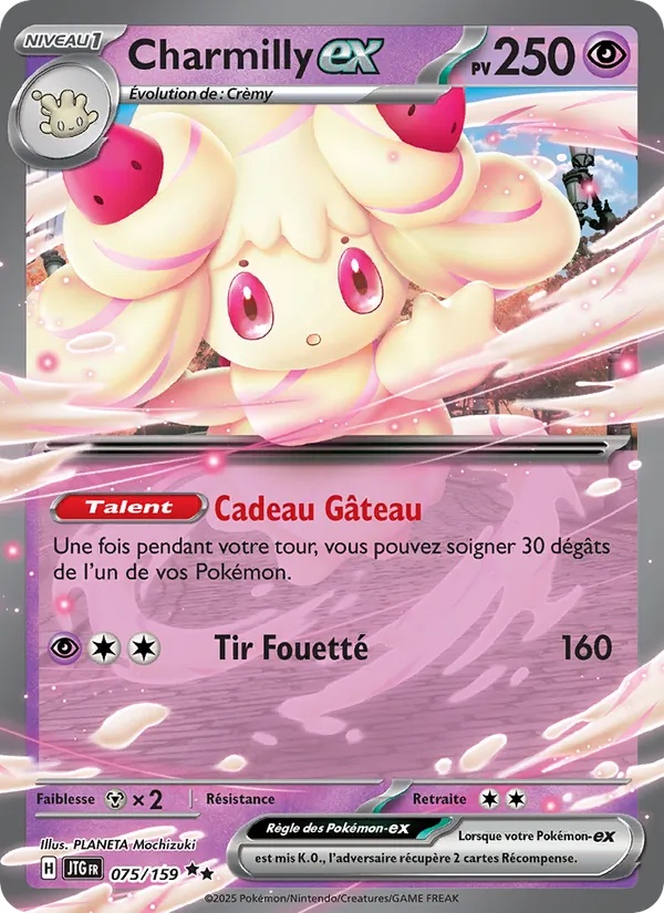 Charmilly-ex 075/159 - Aventures Ensemble - Holo - Pokémon JCC