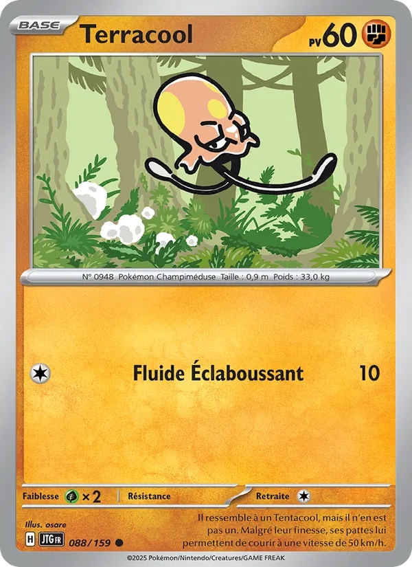 Terracool 088/159 - Aventures Ensemble - Reverse - Pokémon JCC