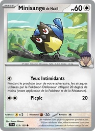 Minisange de Nabil 133/159 - Aventures Ensemble - Reverse - Pokémon JCC