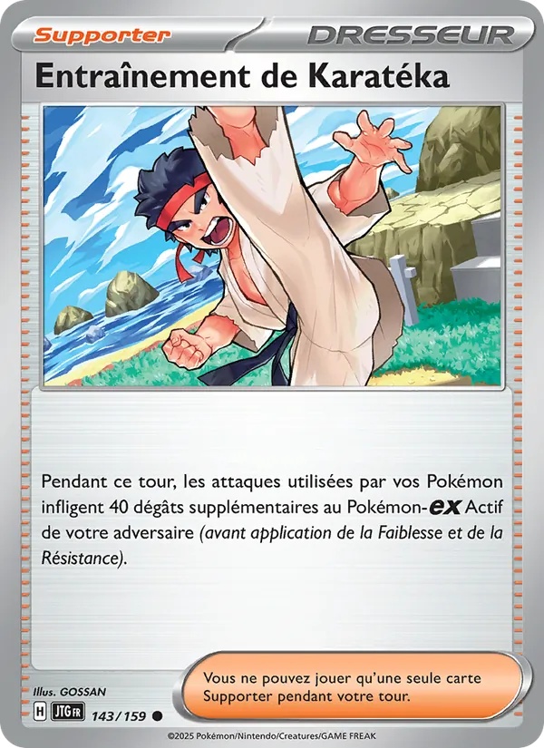 Entraînement de Karatéka 143/159 - Aventures Ensemble - Reverse - Pokémon JCC
