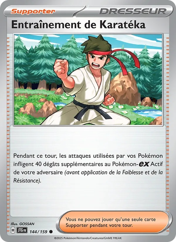 Entraînement de Karatéka 144/159 - Aventures Ensemble - Reverse - Pokémon JCC