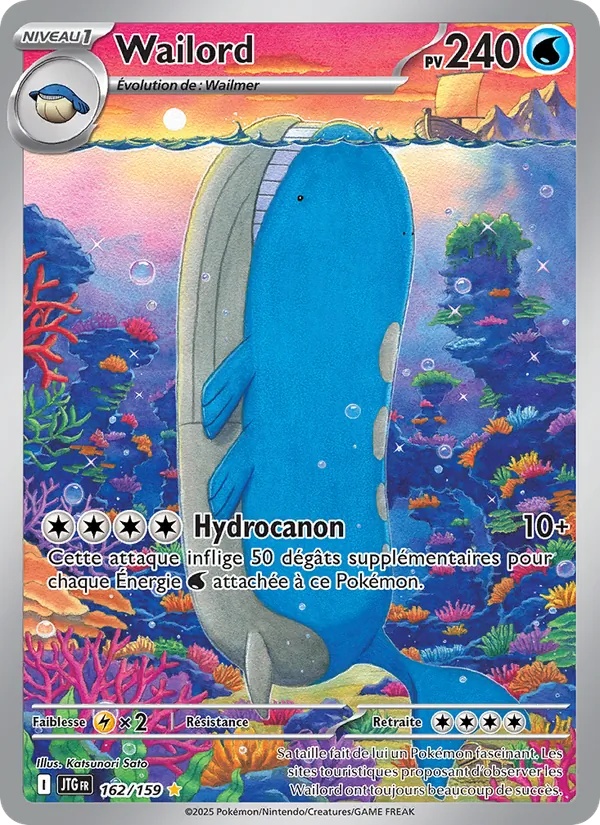 Wailord 162/159 - Aventures Ensemble - Holo - Pokémon JCC