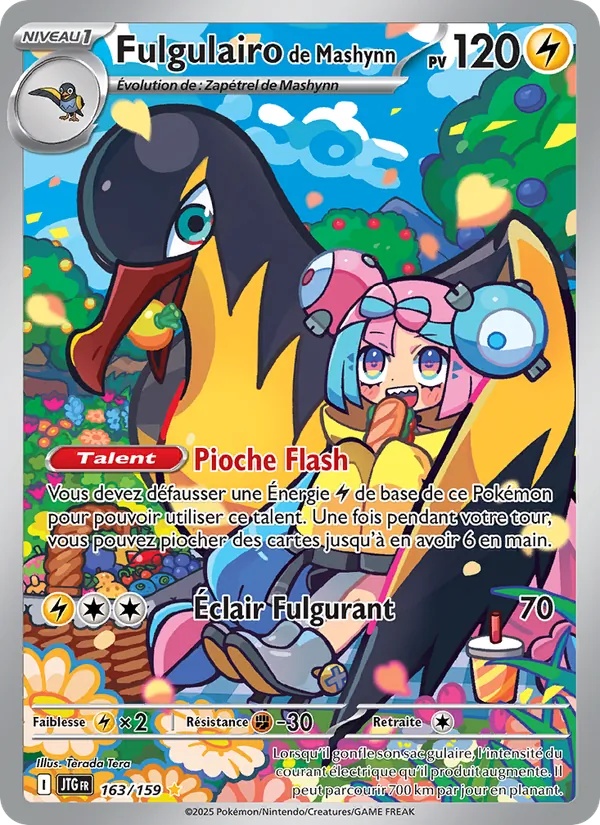 Fulgulairo de Mashynn 163/159 - Aventures Ensemble - Holo - Pokémon JCC