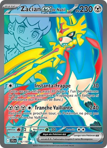 Zacian-ex de Nabil 176/159 Holo