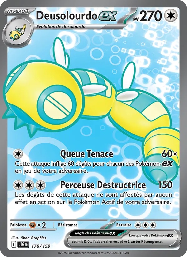 Deusolourdo-ex 178/159 - Aventures Ensemble - Holo - Pokémon JCC