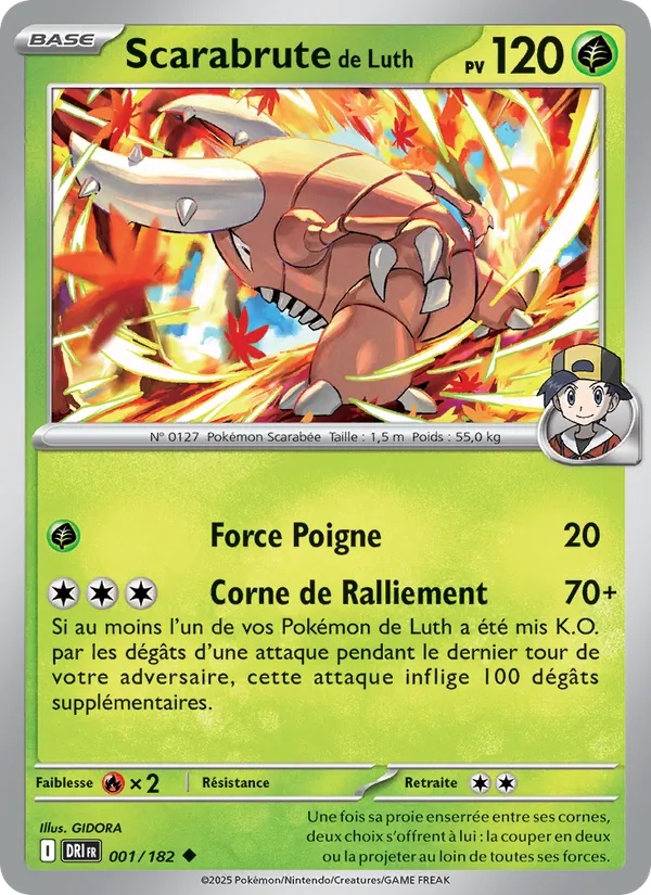 Scarabrute de Luth 001/182 - Rivalités Destinées - Reverse - Pokémon JCC