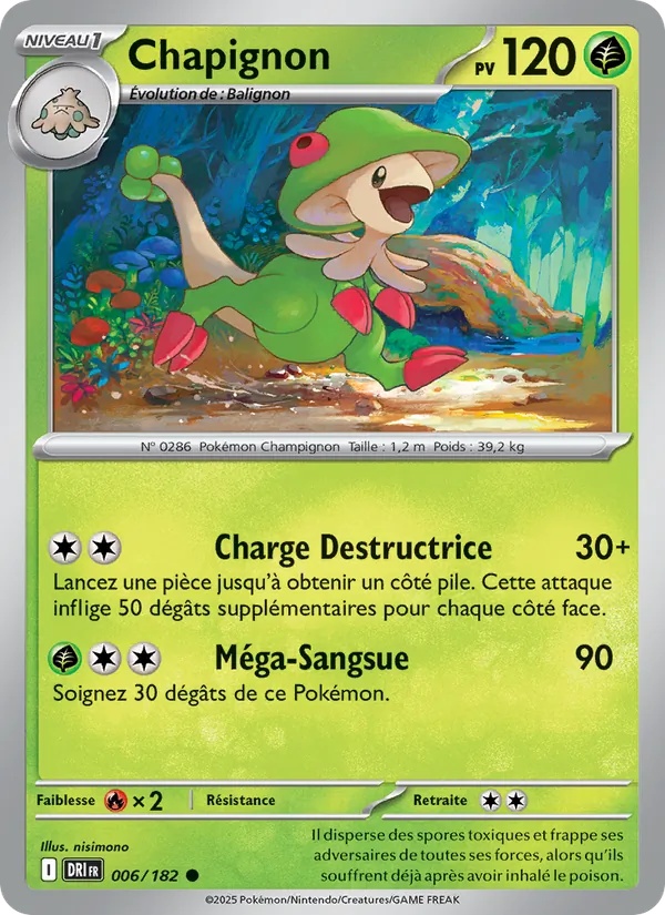 Chapignon 006/182 - Rivalités Destinées - Reverse - Pokémon JCC