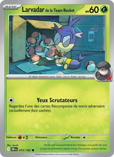 Larvadar de la Team Rocket 015/182 Reverse