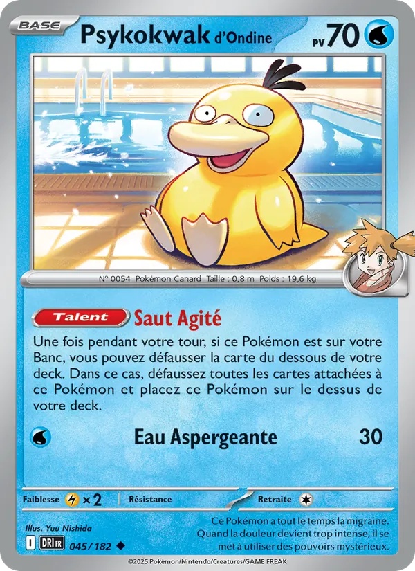 Psykokwak d'Ondine 045/182 - Rivalités Destinées - Reverse - Pokémon JCC