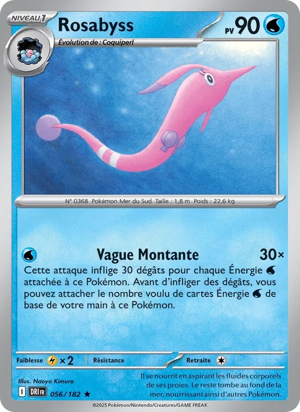 Rosabyss 056/182 - Rivalités Destinées - Reverse - Pokémon JCC