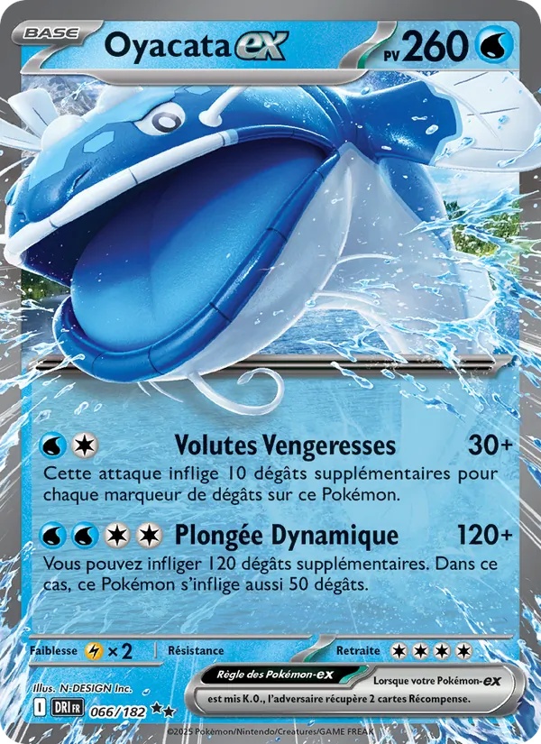 Oyacata-ex 066/182 - Rivalités Destinées - Holo - Pokémon JCC
