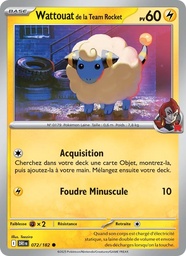 Wattouat de la Team Rocket 072/182 Reverse