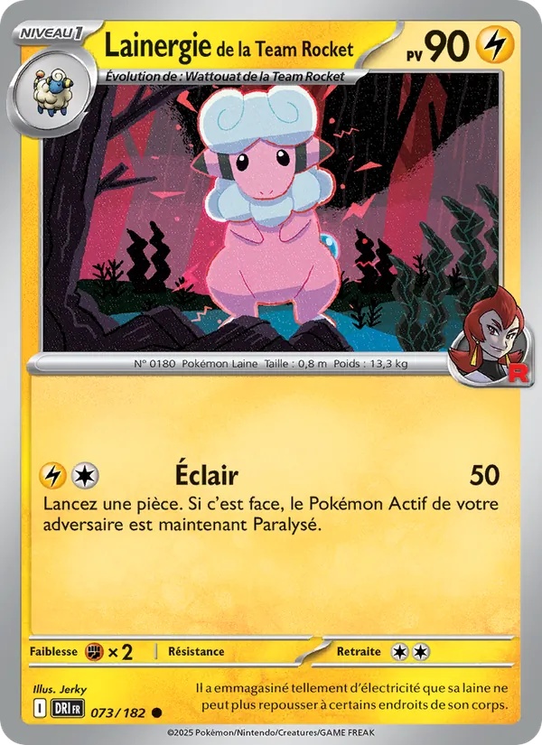 Lainergie de la Team Rocket 073/182 - Rivalités Destinées - Reverse - Pokémon JCC