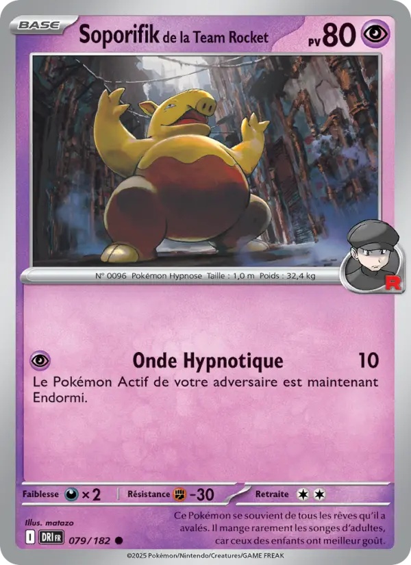 Soporifik de la Team Rocket 079/182 Reverse