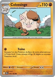 Colossinge 091/182 - Rivalités Destinées - Reverse - Pokémon JCC