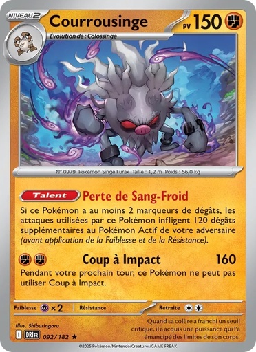 Courrousinge 092/182 Holo