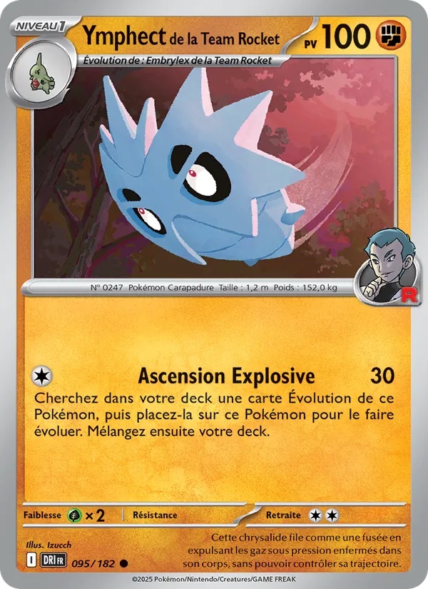 Ymphect de la Team Rocket 095/182 - Rivalités Destinées - Reverse - Pokémon JCC