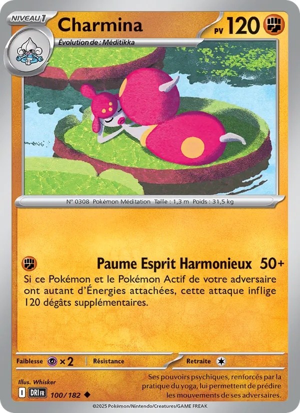 Charmina 100/182 - Rivalités Destinées - Reverse - Pokémon JCC