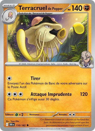 Terracruel de Pepper 110/182 Reverse