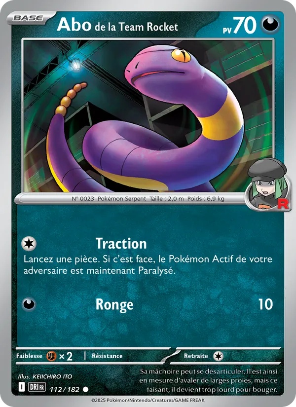 Abo de la Team Rocket 112/182 - Rivalités Destinées - Reverse - Pokémon JCC