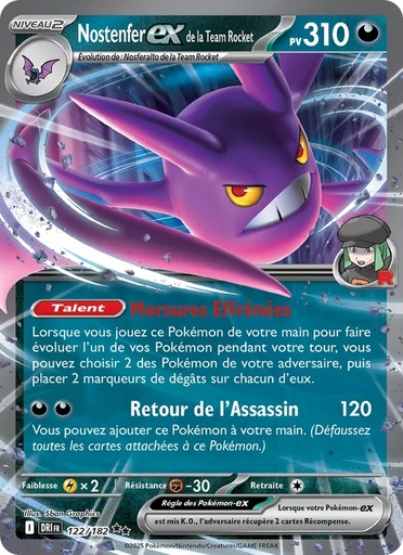 Nostenfer-ex de la Team Rocket 122/182 Holo