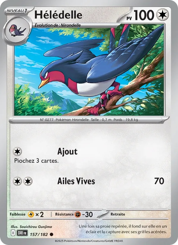 Hélédelle 157/182 - Rivalités Destinées - Reverse - Pokémon JCC