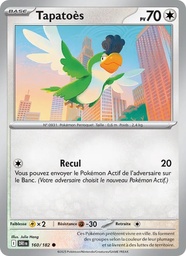 Tapatoès 160/182 - Rivalités Destinées - Reverse - Pokémon JCC