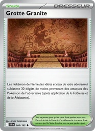 Grotte Granite 166/182 - Rivalités Destinées - Reverse - Pokémon JCC