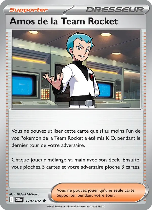 Amos de la Team Rocket 170/182 - Rivalités Destinées - Reverse - Pokémon JCC