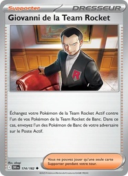 Giovanni de la Team Rocket 174/182 - Rivalités Destinées - Reverse - Pokémon JCC
